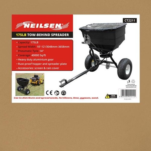 Spreader 175lb tow behind - spreader,